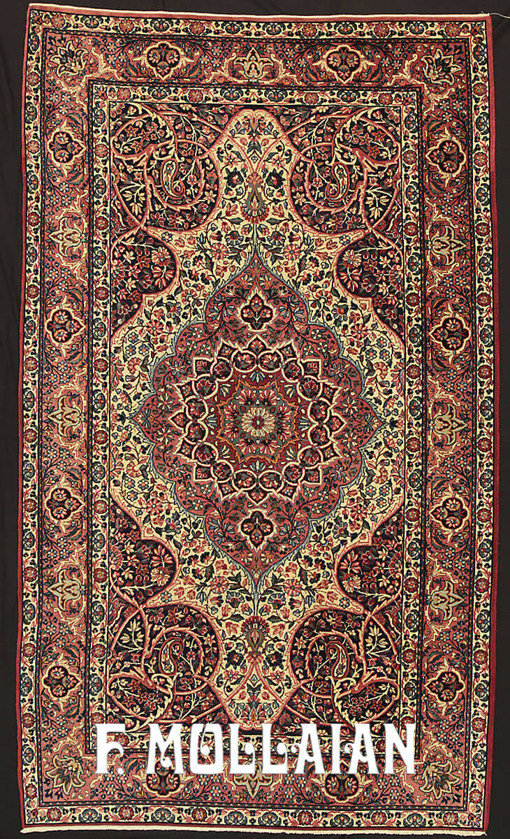 Antique Persian Rug Kashan Manchester n°:94379758